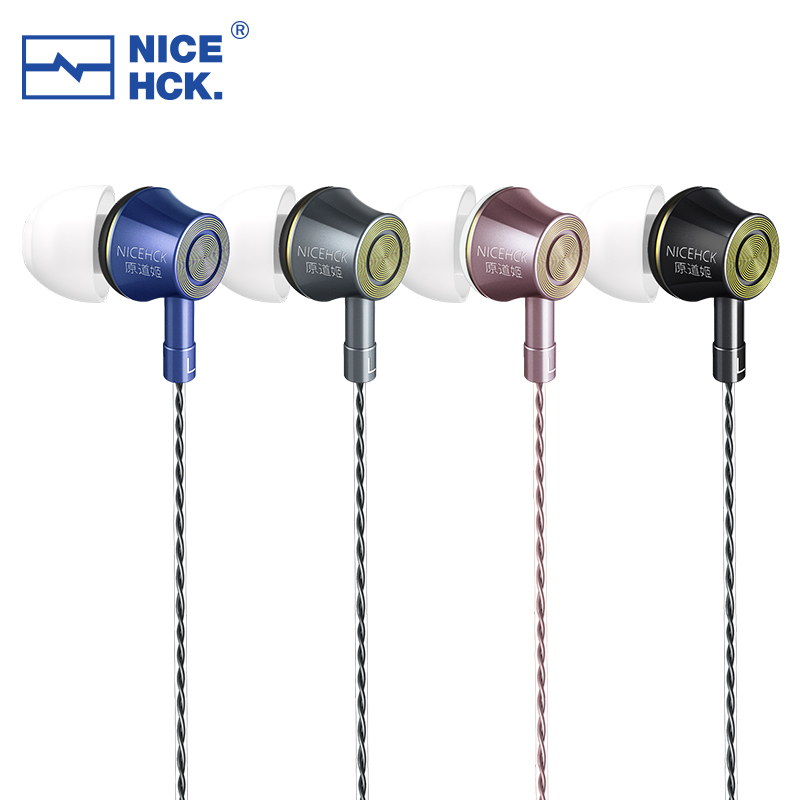 (MOEDAS R$22,76) Nicehck yd520 iem fone de ouvido intra-auricular liga de alumínio Driver 10mm