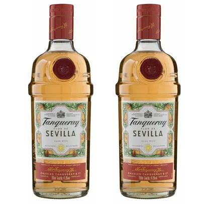 [R$74 a Unidade] Kit 02 Tanqueray Flor De Sevilla Gin 700ml