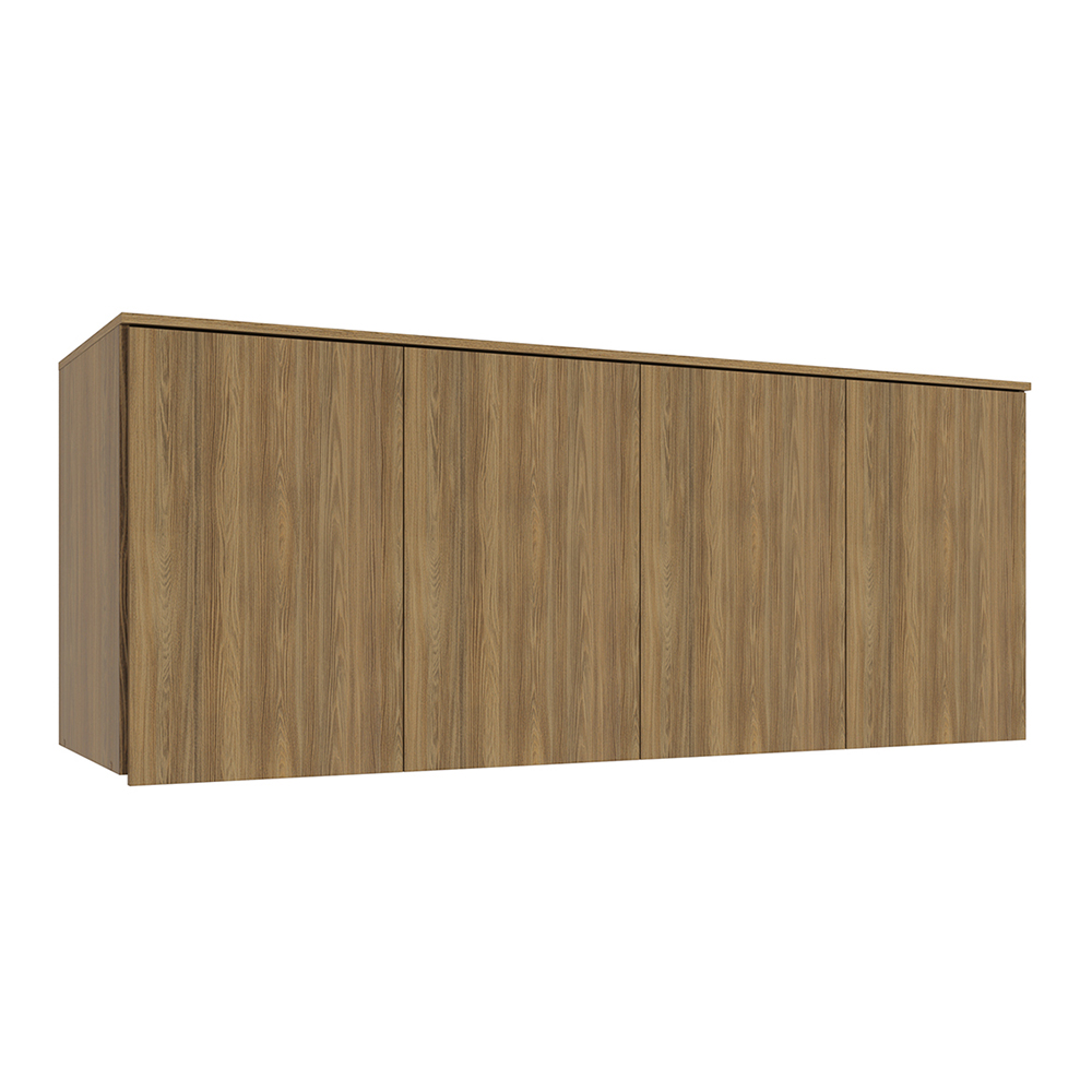 Módulo Armário Aéreo Ponte 4 Portas Mdp Ágata Kappesberg - Nogueira