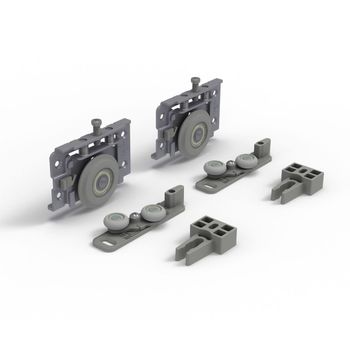 Kit Porta de Correr RO62 4031 1 Porta 60kg Sobreposto 1 un Rometal