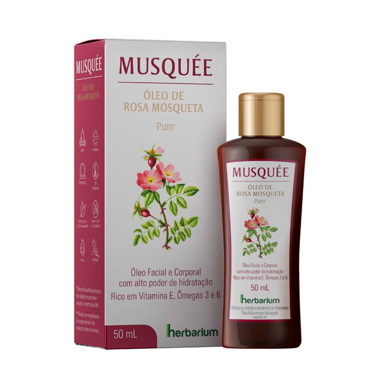 Oleo de Rosa Mosqueta Musquee Herbarium 50ml