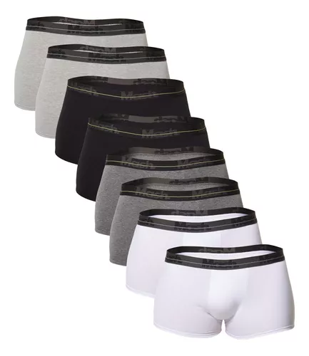 Kit 8 Cuecas Masculinas 111.73 Boxer Cotton Elástico Mash