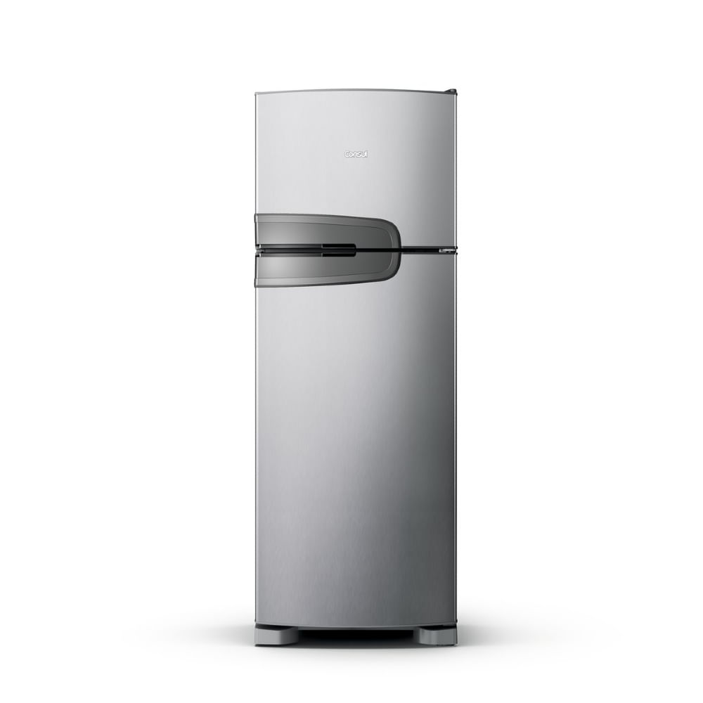 [Outlet] Geladeira Consul Frost Free Duplex 340 Litros Com Prateleiras Altura Flex Cor Inox - Crm39ak_Out 110V