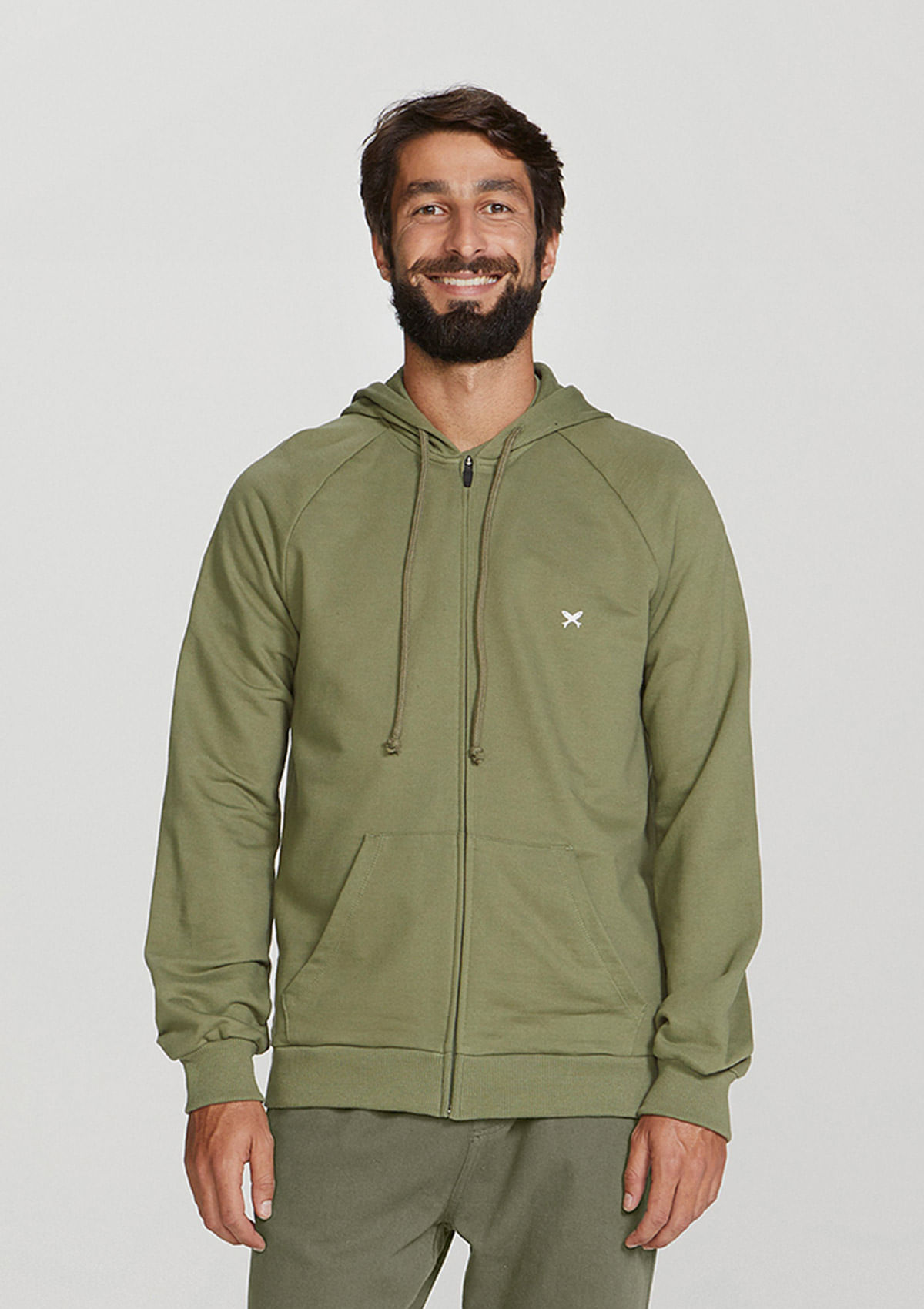 【Tam.: M G XG XXG】Jaqueta Unissex Em Malha - Verde