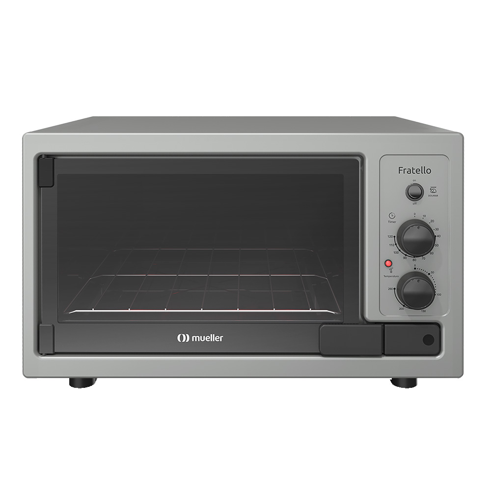 Forno Elétrico De Bancada 44L Mueller Fratello 1800W - Titanium - 110 Volts