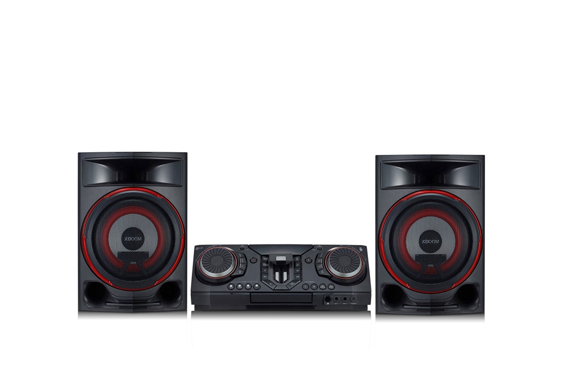 Mini System LG XBOOM - 2350W RMS, Graves Potentes, Karaokê, DJ Set e Party Speaker - CL87