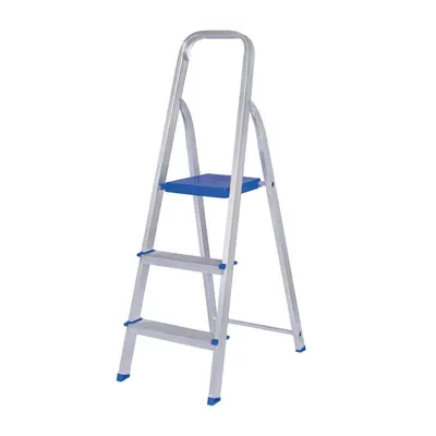 Escada Mor 5101 3 Degraus Aluminio Dobravel