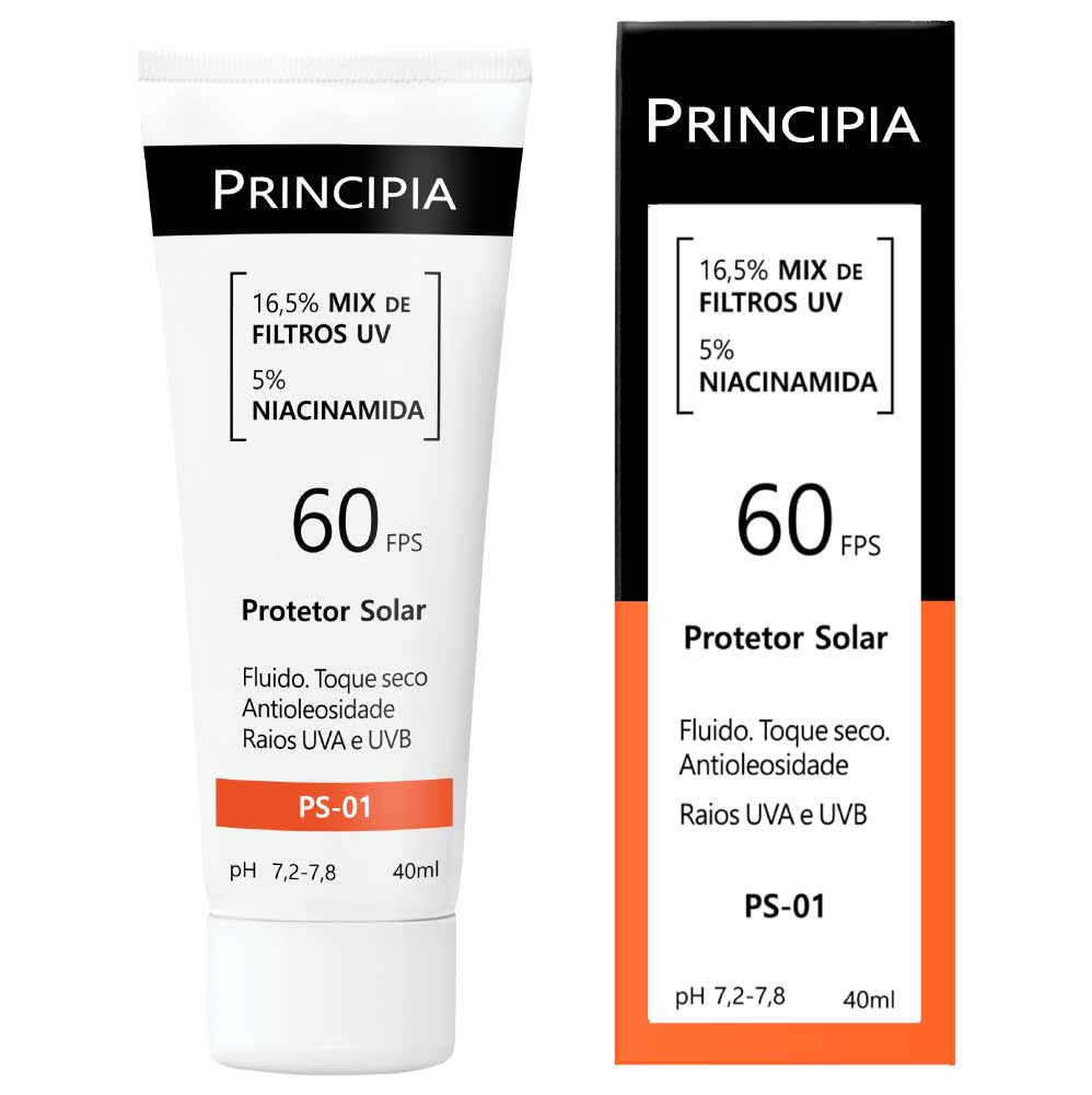 Protetor Solar Principia PS-01 FPS60 40ml