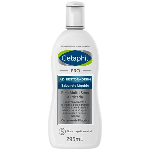 [Recorrência] Cetaphil Pro AD Restoraderm Sabonete Líquido Hipoalergênico 295ml