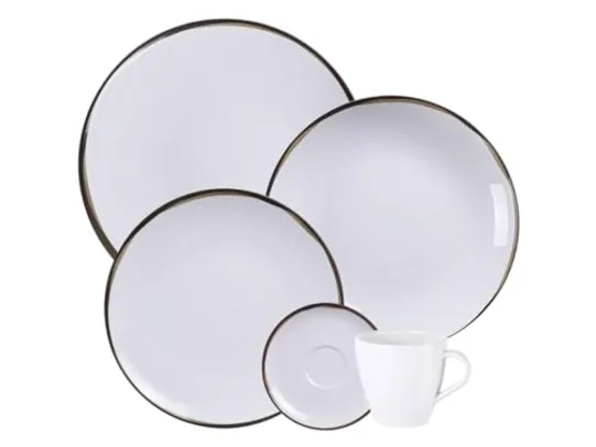 Aparelho de Jantar Tramontina Canyon em Porcelana Decorada 20 Peças