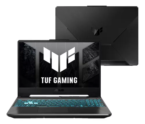 Notebook Asus Tuf Gaming A15 Fa506nfr Rtx2050 Amd Ryzen 7 7435hs 8gb Ram 512gb Ssd Linux Keepos Tela 15,6 144hz Nível Ips Fhd Graphite Black - Hn069