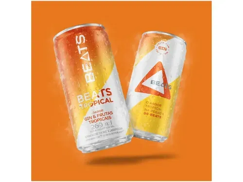 Bebida Mista Beats Tropical Gin e Frutas Tropicais