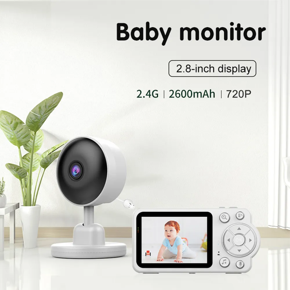 Monitor Bebê 2.8" Áudio/Vídeo Vigilância