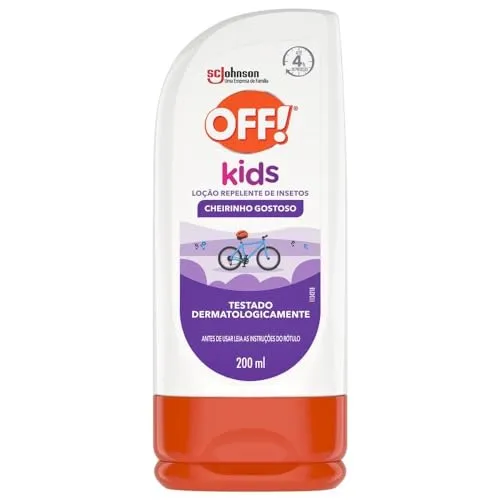 (REC) OFF! Kids, Repelente Infantil de Mosquitos, Protege por até 4h, Loção, 200ml
