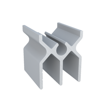 Trilho Inferior RM 200 Alumínio Supra Natural Anodizado 3m Rometal