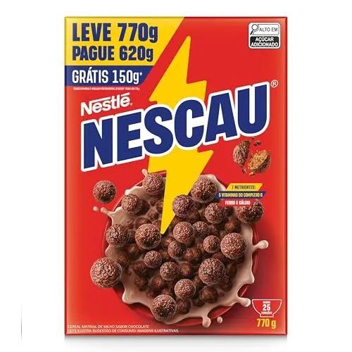 [REC]Nescau Cereal Matinal Tradicional Leve 770G Embalagem Econômica