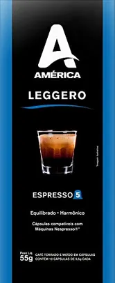 [REC] América Café em Cápsula Leggero - Compatível com Nespresso