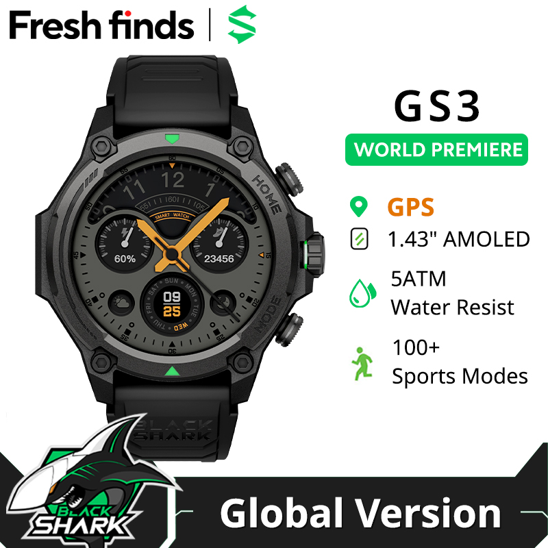 [TX Inclusa] Blackshark GS3 Smart Watch Versão Global 1.43