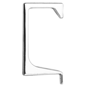 Tampa para Perfil de Alumínio Zamac M02 18mm Cromado 2 un Leo