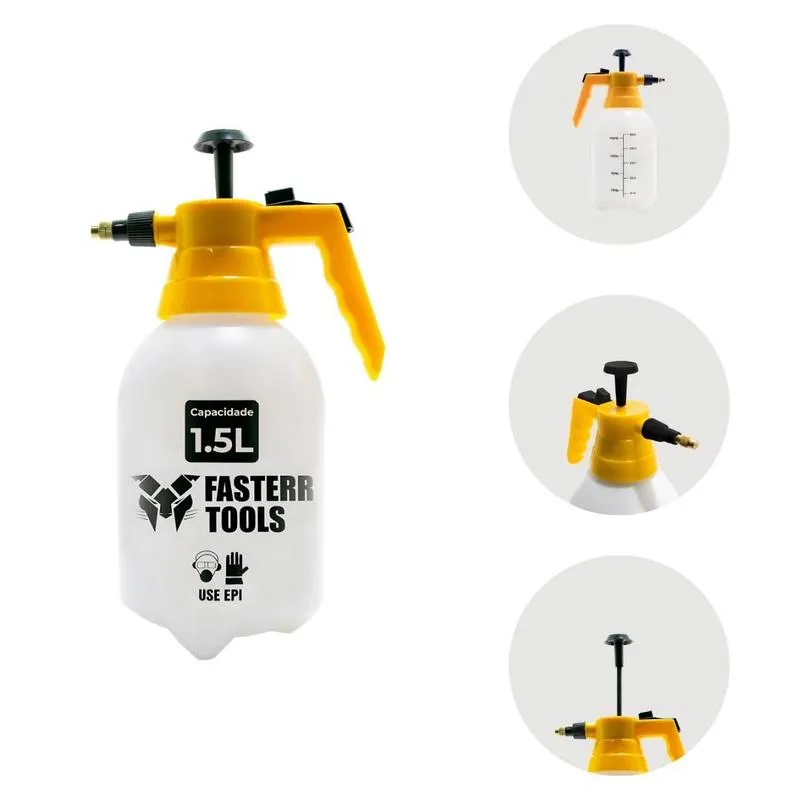 Pulverizador Manual C/Bomba E Válvula Spray 1,5L FST028 - Fasterr