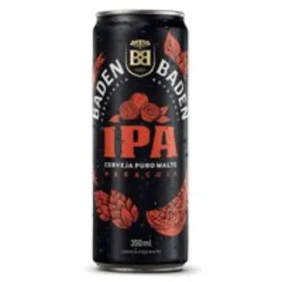Cerveja IPA Puro Malte Maracujá Baden Baden Lata 350ml
