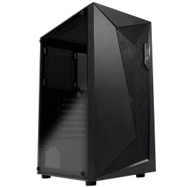 Gabinete Duex DX305M Mid Tower Vidro Temperado USB 3.0 S/Fan Preto