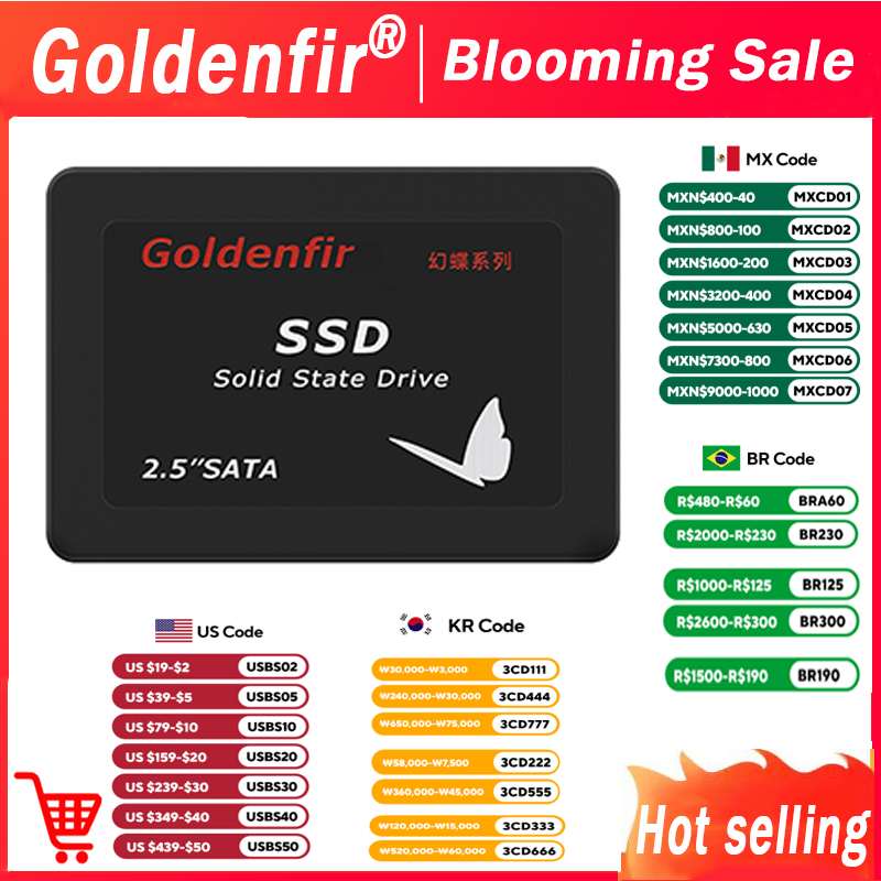 [Com Taxa] SSD Sata 512GB 2.5" Goldenfir