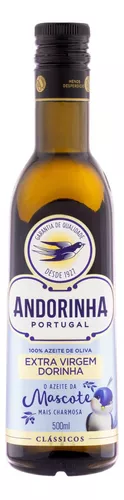 [Levando 5un R$157,24] Azeite de Oliva Extra Virgem Português Dorinha Andorinha Vidro 500ml