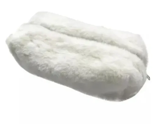 Estojo Pelúcia Branco School Basics