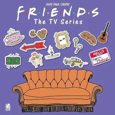 [ PRIME ] Friends - Livro para Colorir Antiestresse