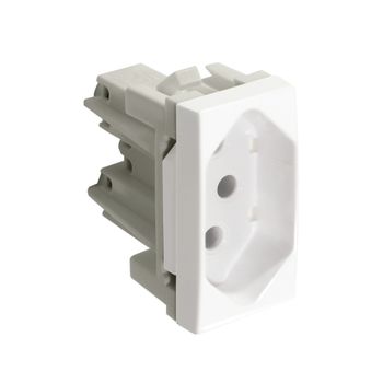 Módulo Tomada 2Postos+T 20A Branco 1 un Alumbra