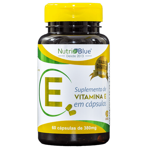 Suplemento de vitamina "E" Nutriblue 60 capsulas de 380mg
