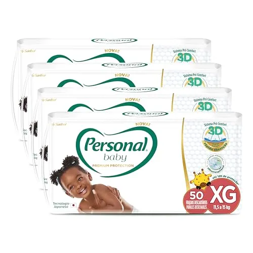 Personal Premium Protection XG, 4 pacotes com 50 unidades cada