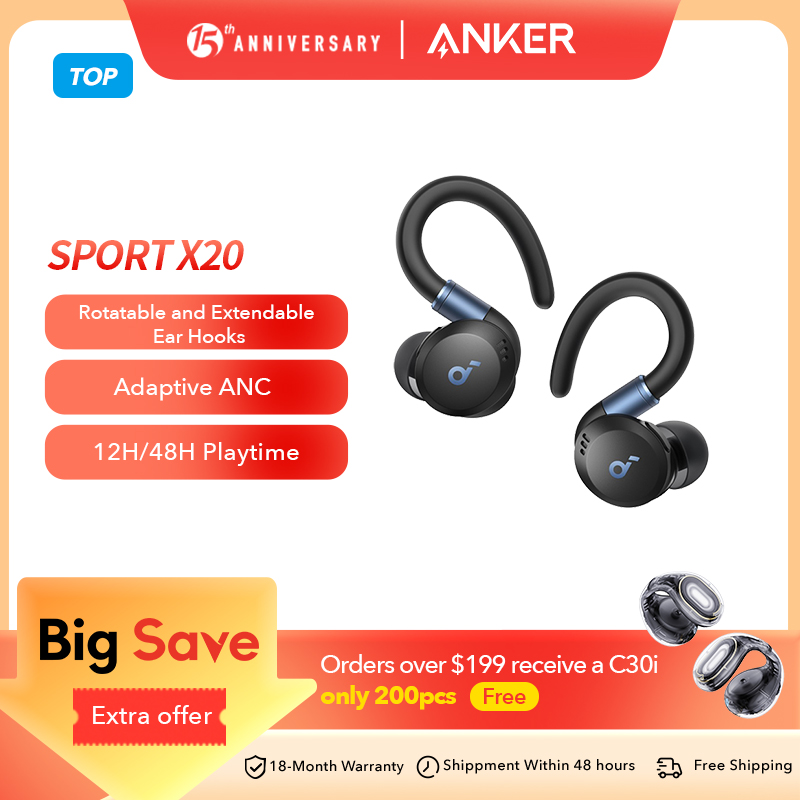 Soundcore by Anker Sport X20 True-Wireless Bluetooth