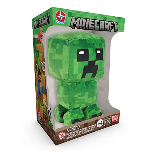 Brinquedos Estrela - Pelúcia Creeper Minecraft