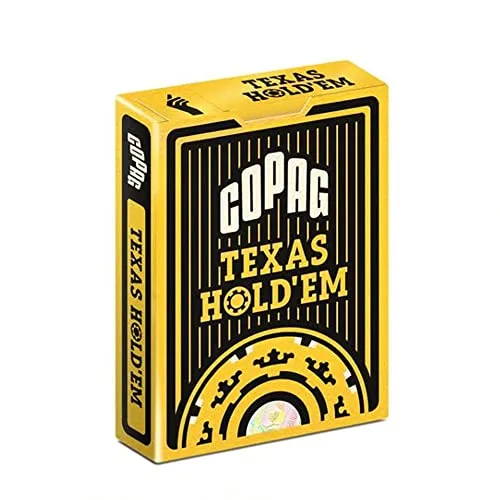 Baralho Poker Texas Hold'em Naipe Grande - Preto - Poker Size - Copag