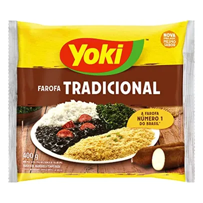 [Rec] YOKI Farofa De Mandioca Tradicional Yoki Pacote 400G