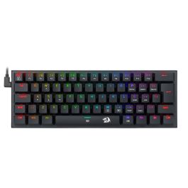 Teclado Mecânico Redragon Anivia Switch Brown RGB C/Fio Preto