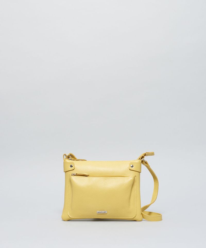Bolsa p Couro Bruna - Amarelo Polen u - amarelo polen