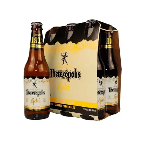 [2 OU MAIS] Pack de Therezopolis Gold Lager Ln 355ml 6 Unidades