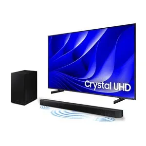 [MEMBERS] Smart Big TV 85" Crystal UHD 4K 85DU8000 2024 + Soundbar HW-Q600C