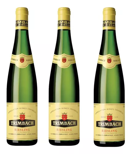Kit 3 Vinhos Brancos Riesling 2021 Trimbach 750ml