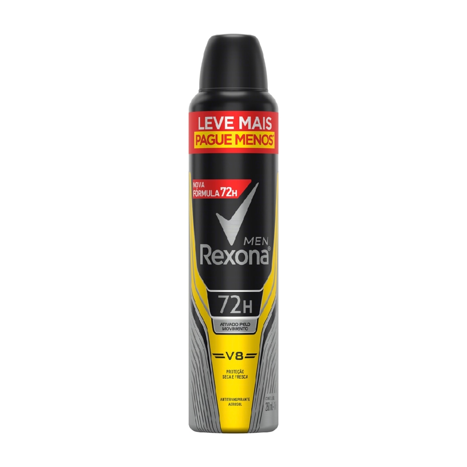 Desodorante Aerosol Rexona Men V8 250ml Leve mais Pague menos