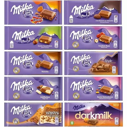 Barra de Chocolate Milka - Diversos