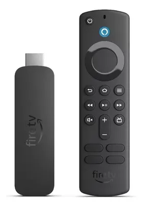 Streaming Fire Tv Stick 4k wifi 6 Com Alexa E Comandos De Tv Preto Amazon