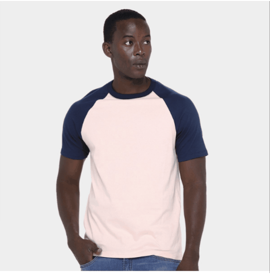 Camiseta Básica Raglan Masculina