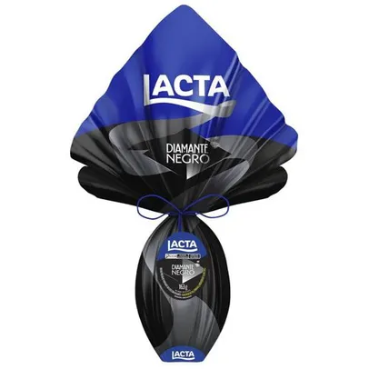 Ovo de Páscoa Diamante Negro Chocolate ao Leite com Crocante Lacta 163g
