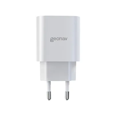Geonav Carregador Universal Ultra Rápido, Power Delivery 25W, 1 Porta USB-C, CH25PDWT, Branco