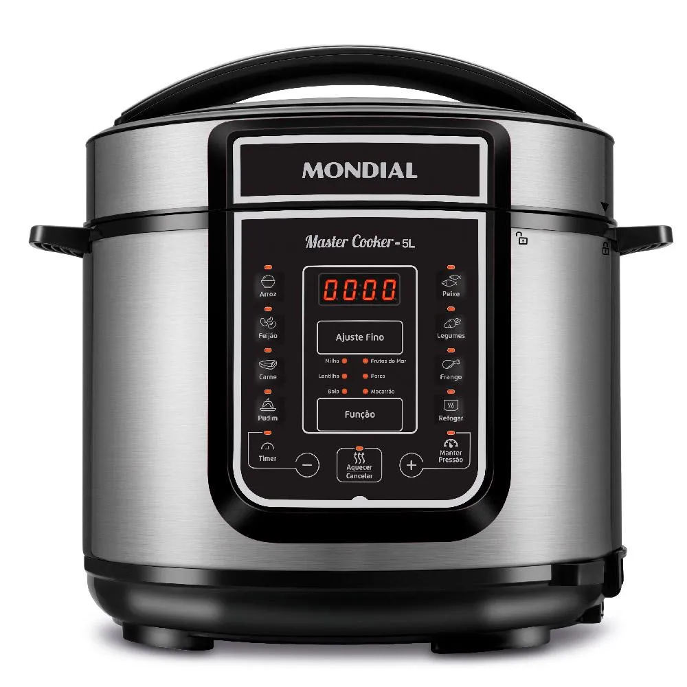 Panela De Pressão Elétrica 5 Litros Mondial Master Cooker Pe38