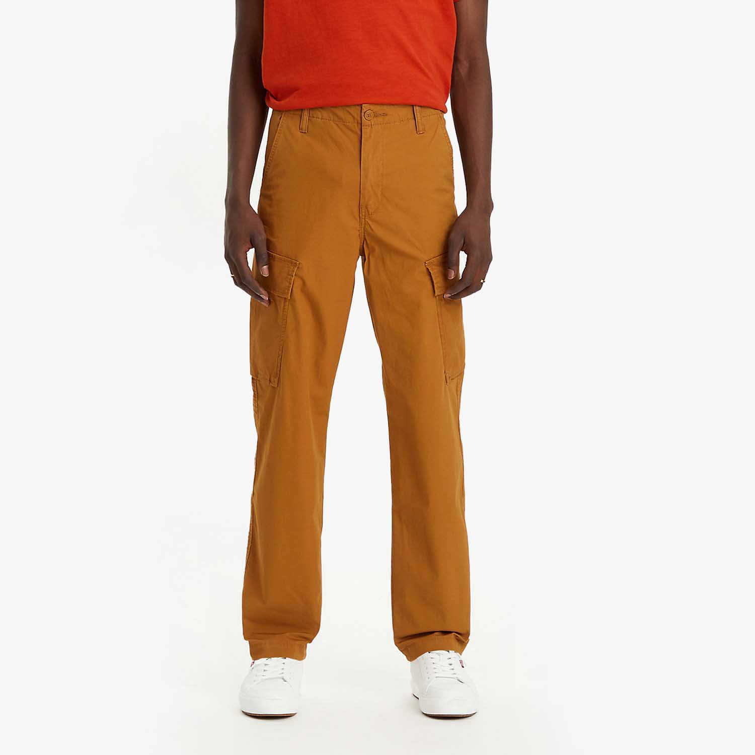 【Tam.: 36 / 38 】Calça Levi&apos;s XX Taper Cargo Caramelo